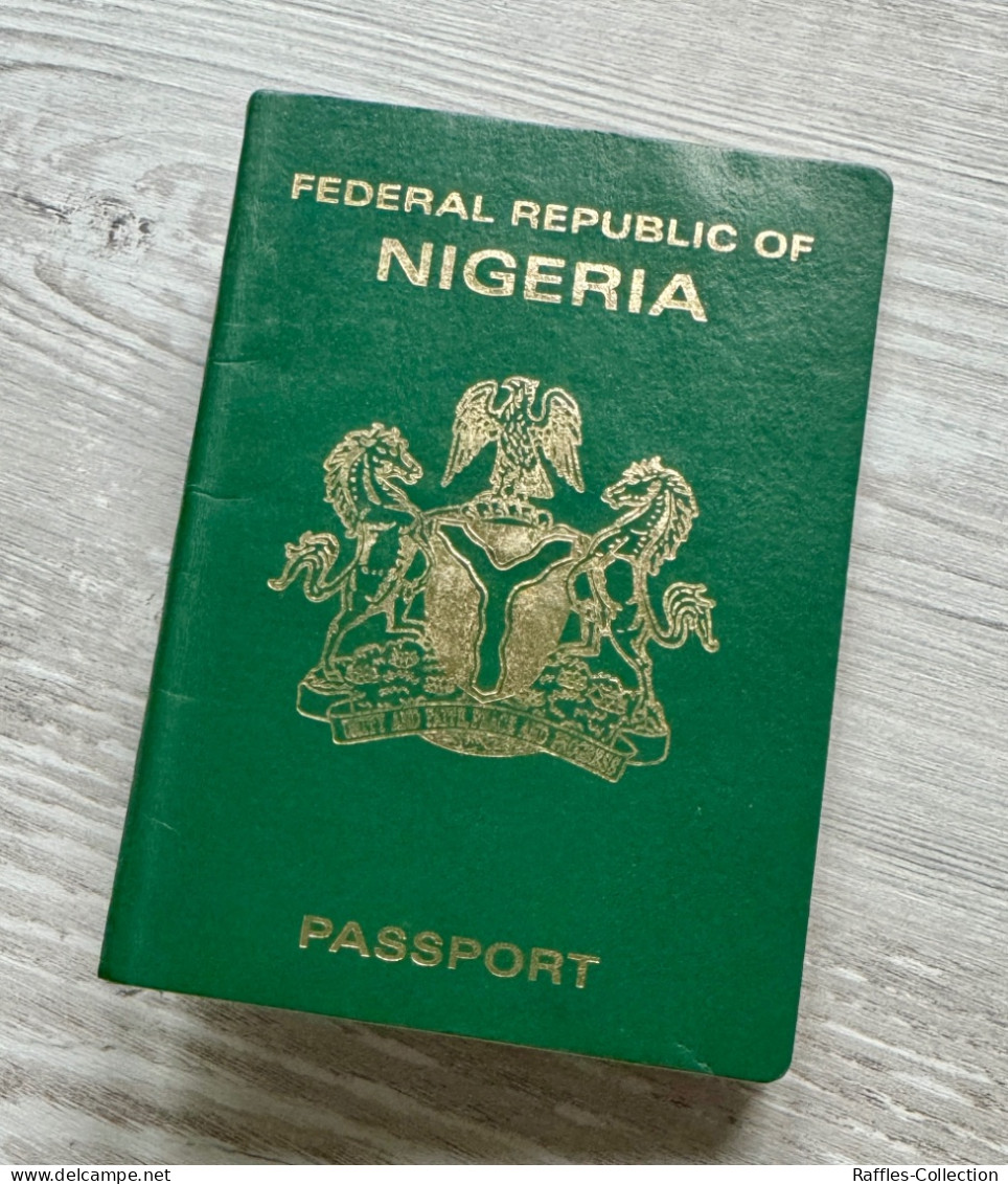 Nigeria Passport Passeport Reisepass Pasaporte Passaporto - Historische Documenten