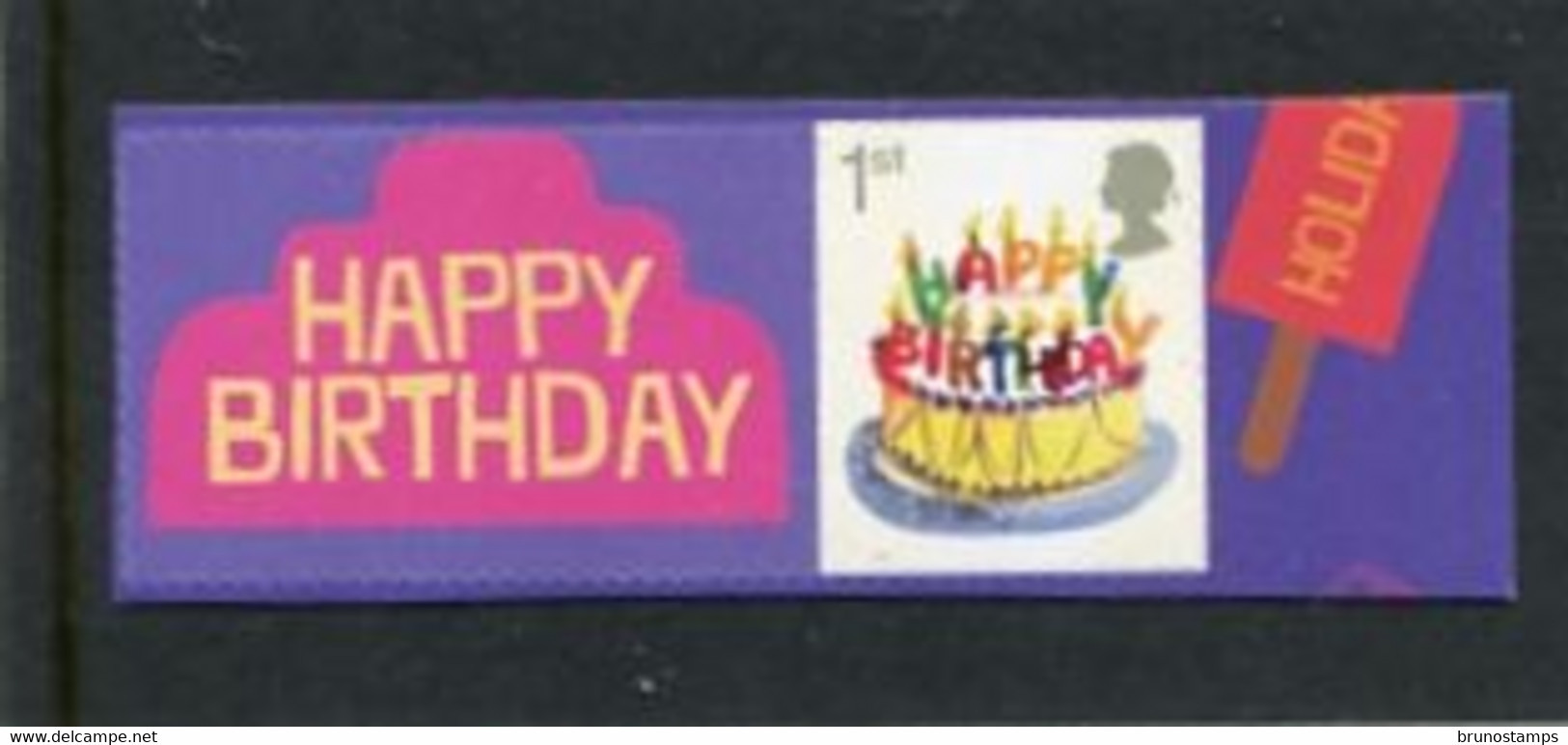 GREAT BRITAIN - 2010  1st CLASS  CAKE SELF ADHESIVE EX SMILERS  MINT NH - Neufs