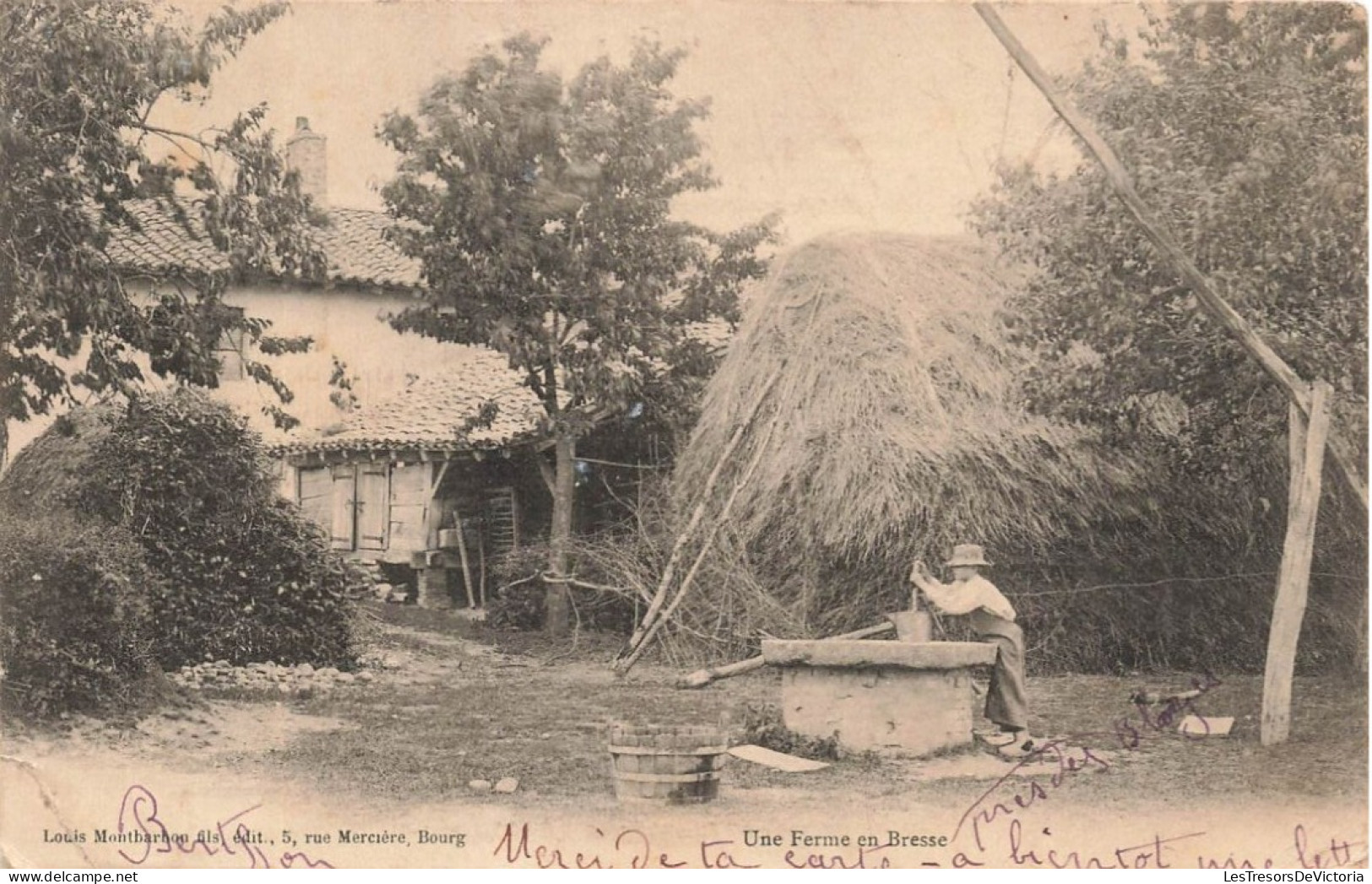 FRANCE - Bourg En Bresse - Une Ferme En Bresse - Animé - Carte Postale Ancienne - Autres & Non Classés