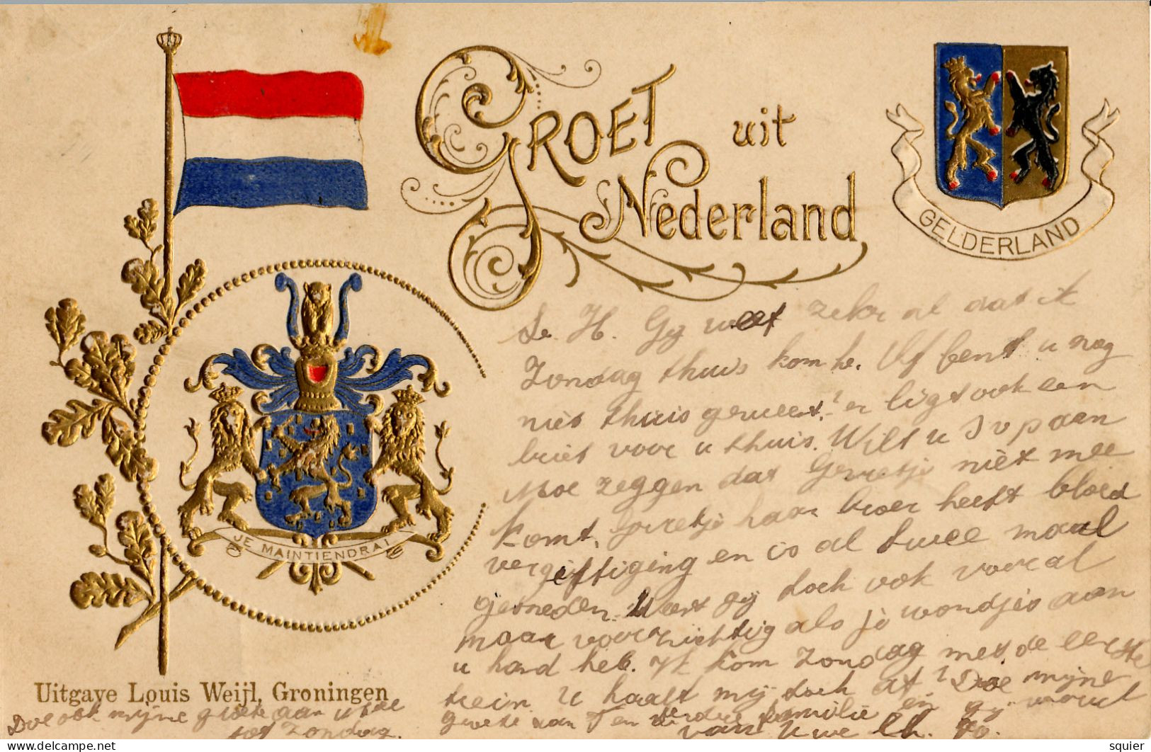 Louis Weijl, Gelderland ,Groet Uit, Poststempel 1900 - Other & Unclassified