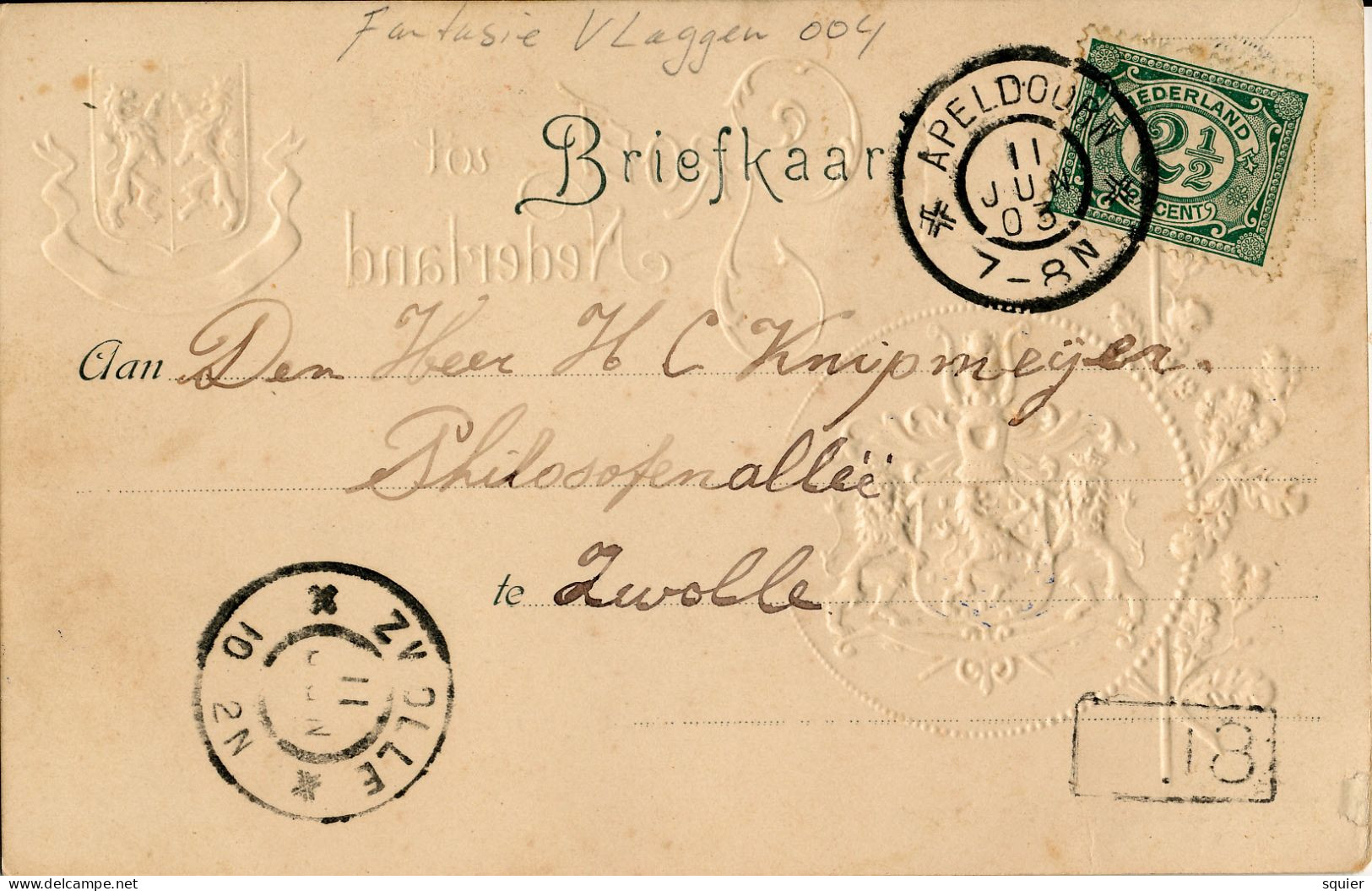 Louis Weijl, Gelderland ,Groet Uit, Poststempel 1900 - Autres & Non Classés