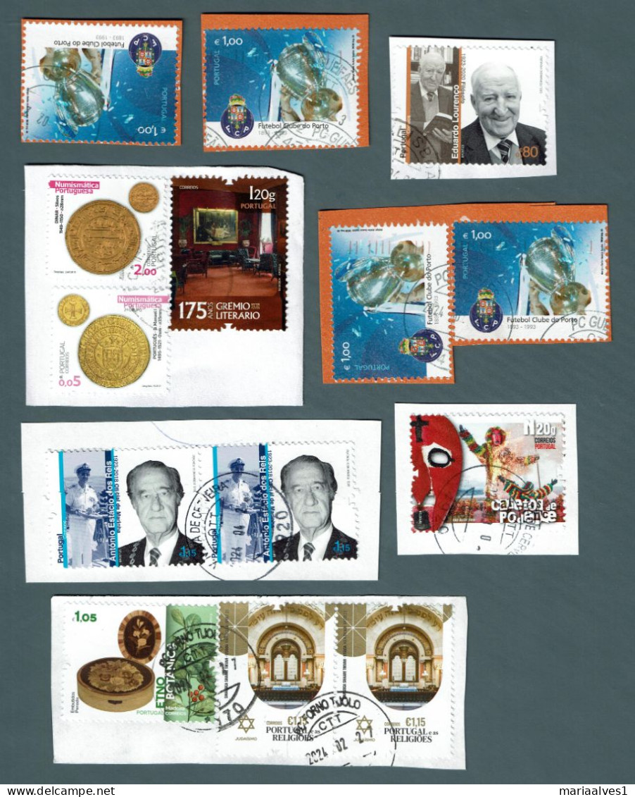 Portugal Nice Lot On Paper Recent Stamps - Autres & Non Classés