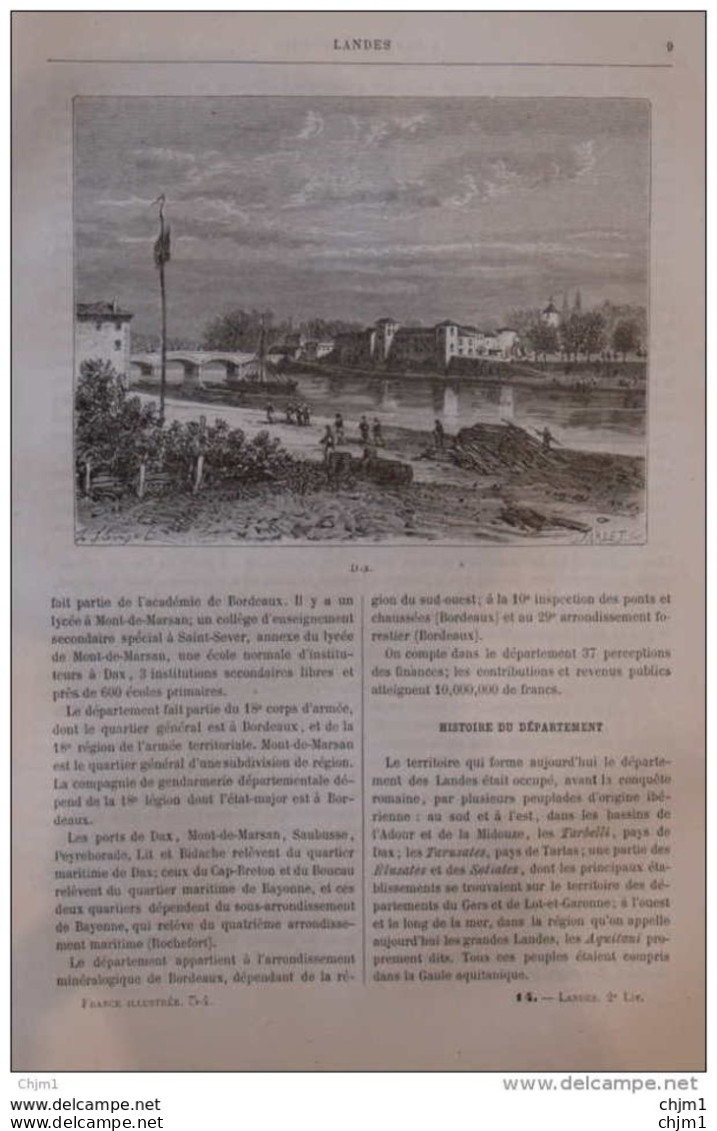 Dax - Page Original 1881 - Historische Documenten