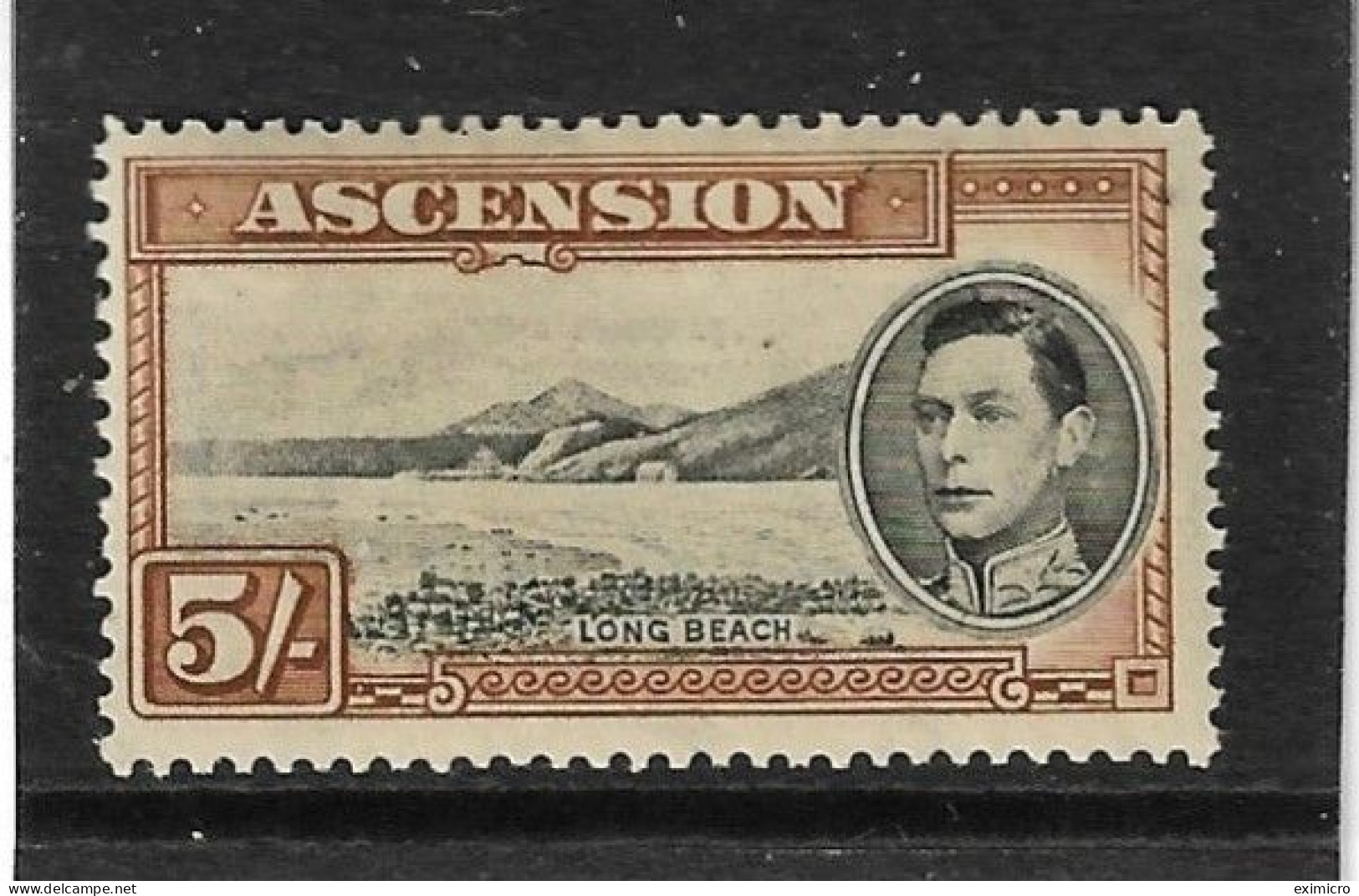 ASCENSION 1938 5s SG 46 PERF 13½ UNMOUNTED MINT Cat £100 - Ascensione