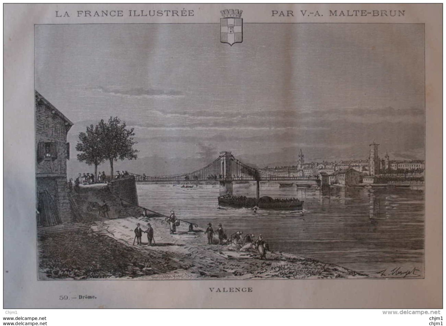 Valence - Page Original 1881 - Historische Documenten
