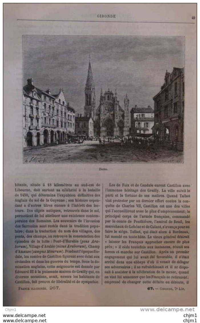 Bazas - Page Original 1881 - Historische Documenten