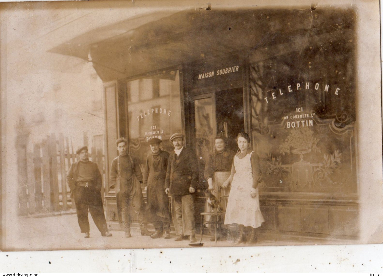 PARIS AUGUSTE SOUBRIER VINS ET CHARBONS 38, AVENUE DE CHOISY ( PHOTOGRAPHIE ) - Arrondissement: 13