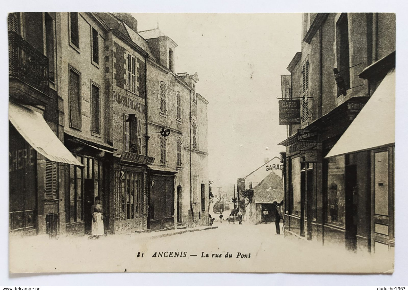 CPA - 44.Ancenis. Rue Du Pont - Ancenis