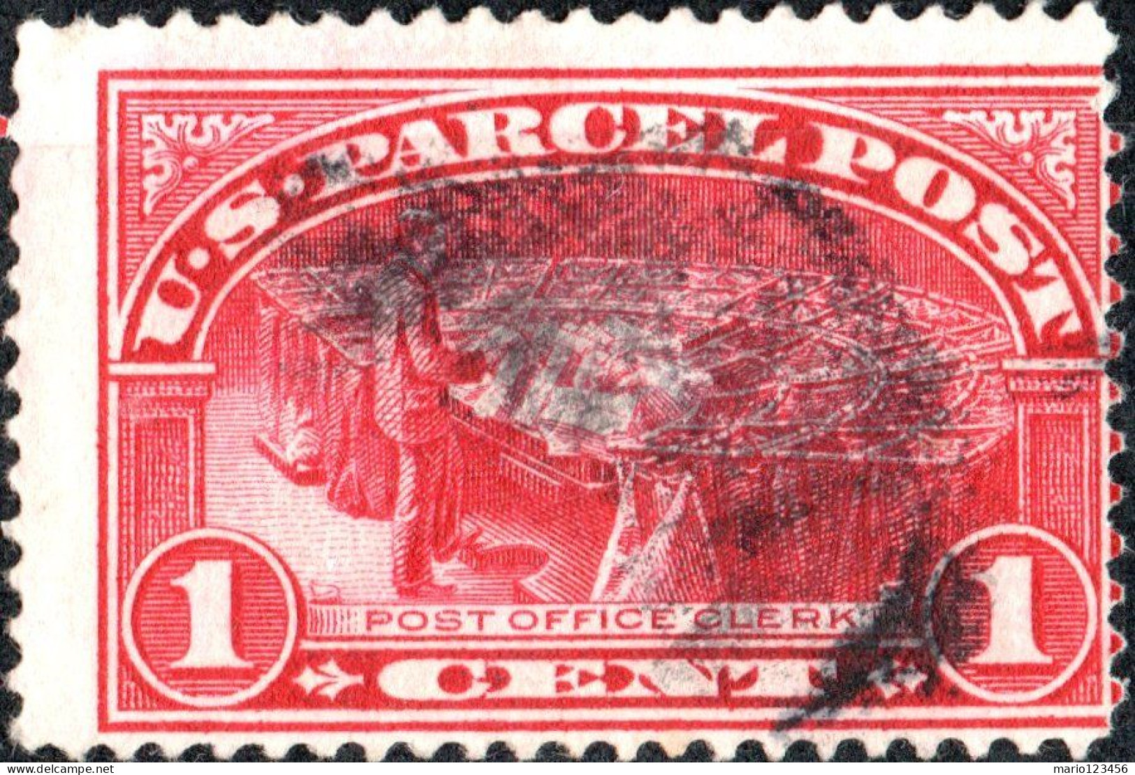 STATI UNITI; UNITED STATES; USA; PACCHI POSTALI, PARCEL POST, 1913, USATI Mi:US PK1, Scott:US Q1, Yt:US CP1 - Used Stamps