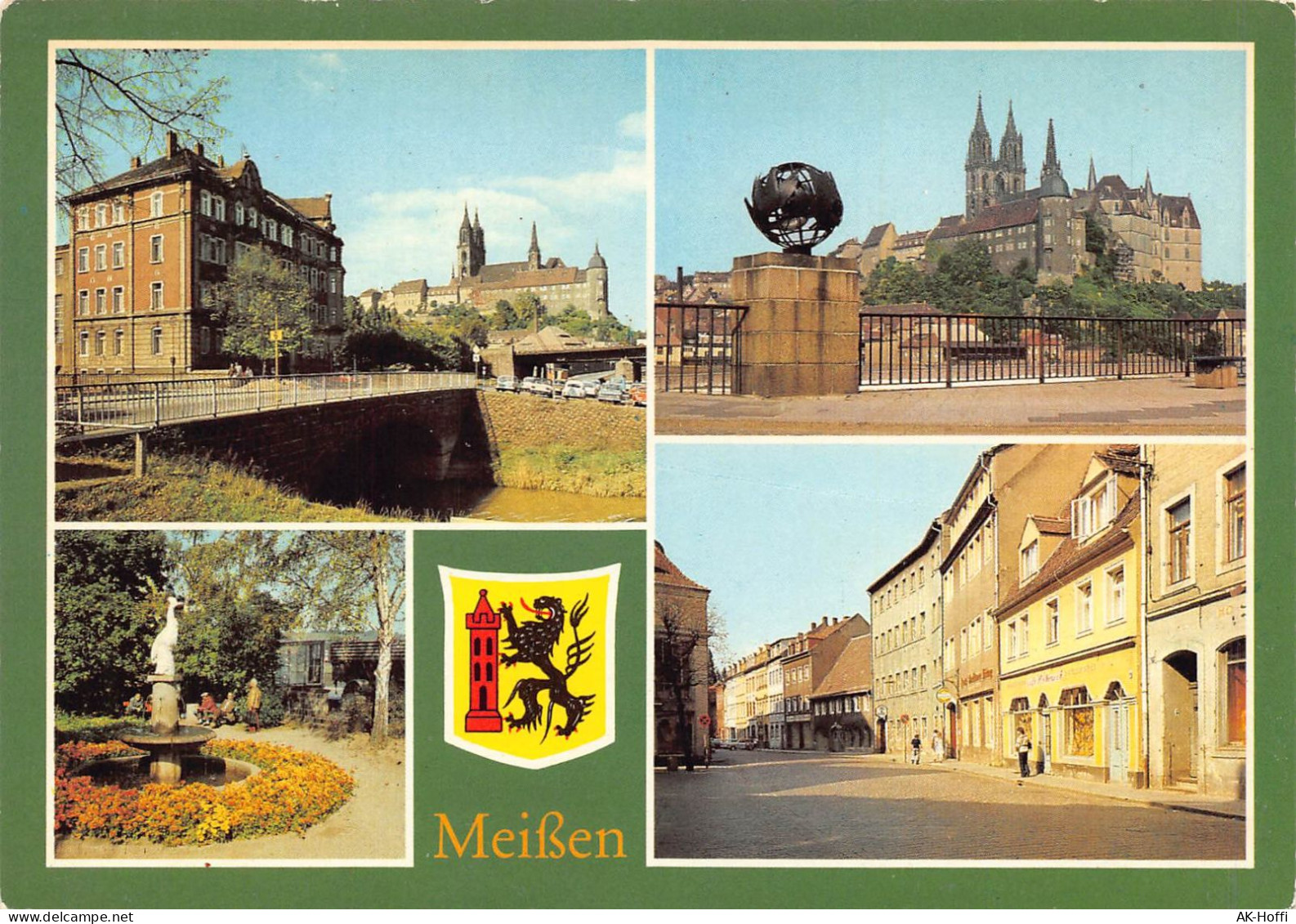 Meißen - Dom Albrechtsburg Kändlerbrunnen Leipziger Strasse - Meissen