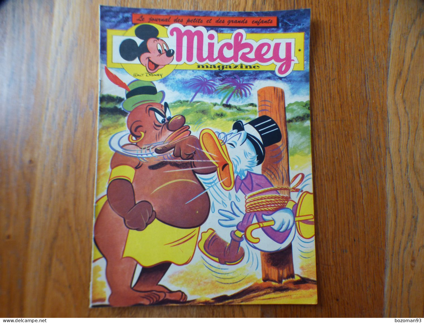 JOURNAL MICKEY BELGE  N° 290 Du 26/04/1956 COVER PICSOU + BELLE ET LE CLOCHARD - Journal De Mickey