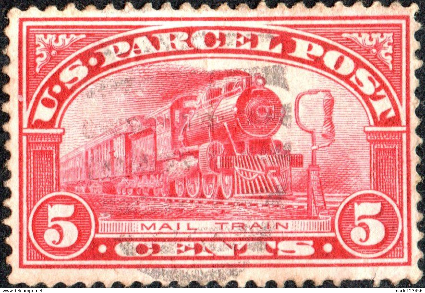 STATI UNITI; UNITED STATES; USA; PACCHI POSTALI, PARCEL POST, 1913, USATI Mi:US PK5, Scott:US Q5, Yt:US CP5 - Used Stamps
