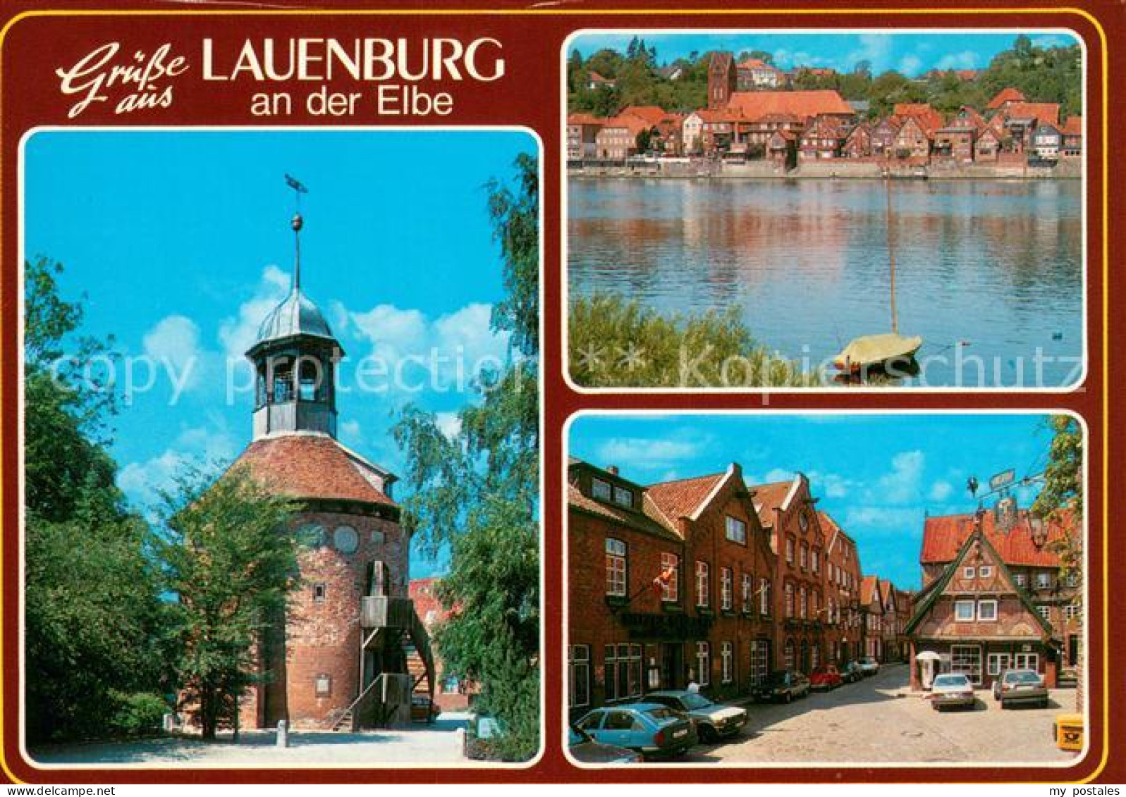 73673830 Lauenburg Elbe Schlossturm Panorama Ortsmotiv Lauenburg Elbe - Lauenburg