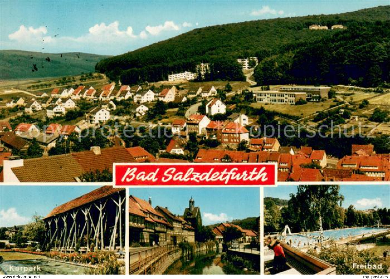 73673820 Bad Salzdetfurth Fliegeraufnahme Kurpark Fluss Freibad Bad Salzdetfurth - Bad Salzdetfurth
