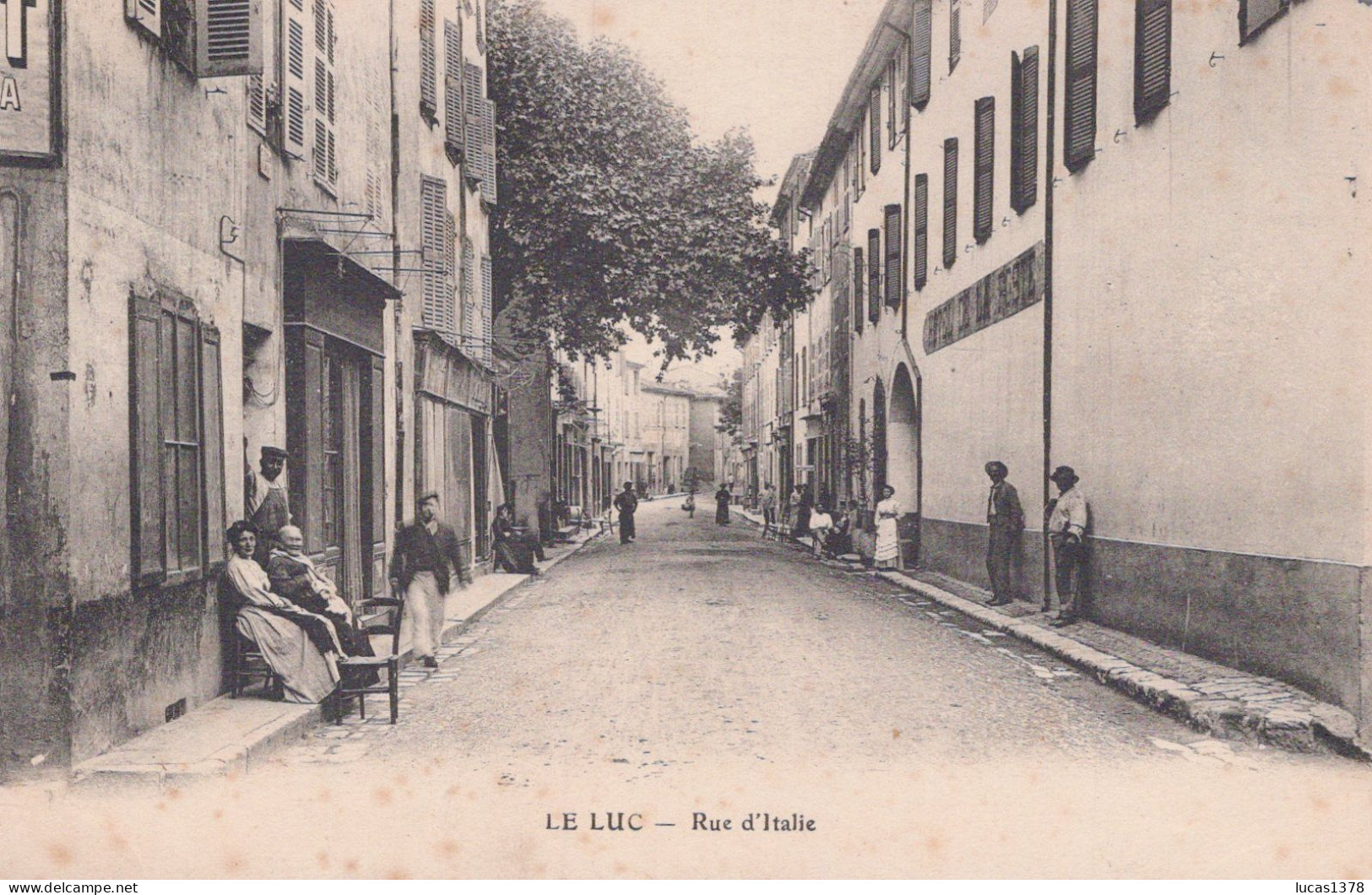 83 / LE LUC / RUE D ITALIE / JOLIE CARTE - Le Luc