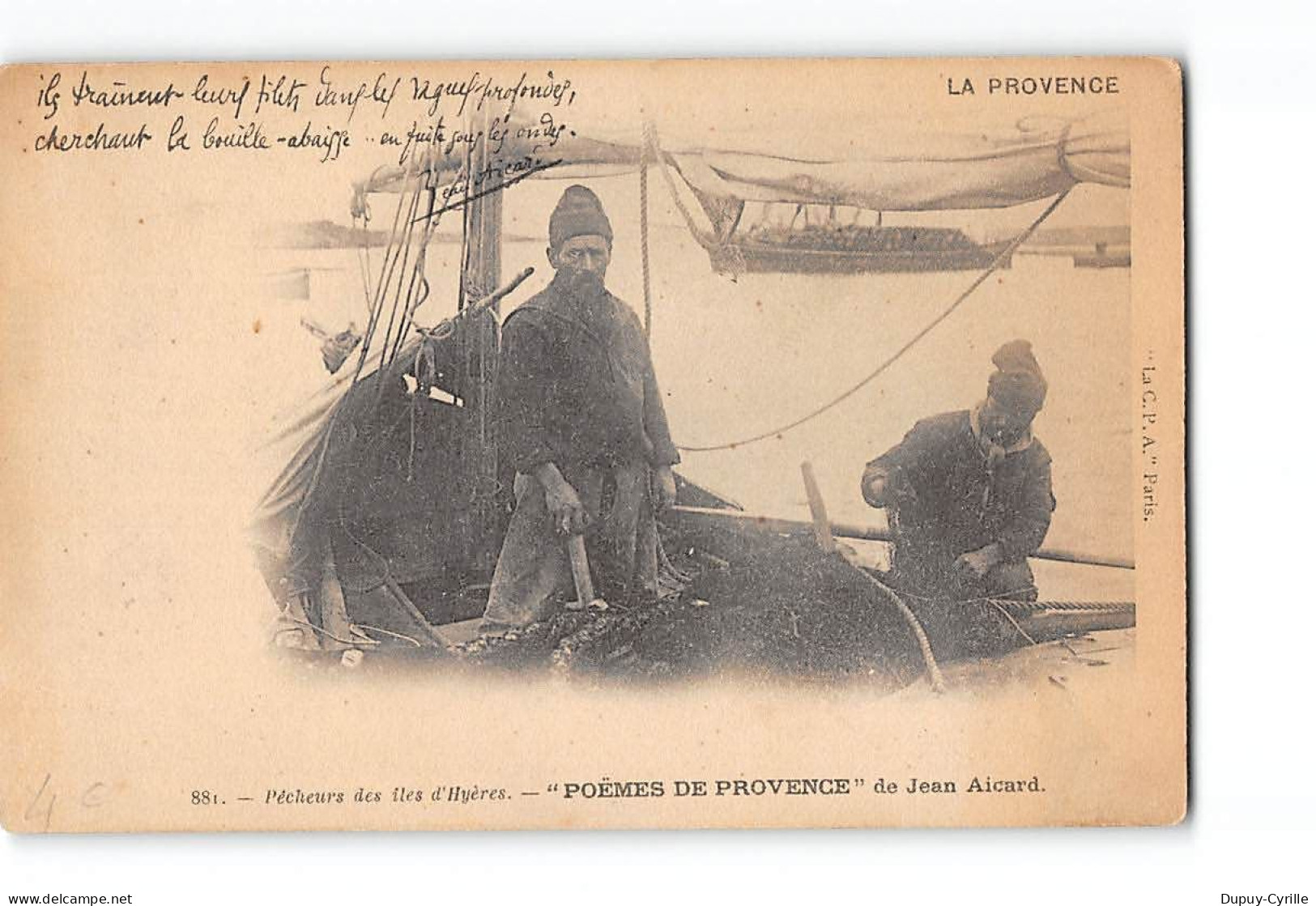 Pêcheurs Des Iles D'HYERES - La Provence - Poèmes De Provence De Jean Aicard - Très Bon état - Altri & Non Classificati