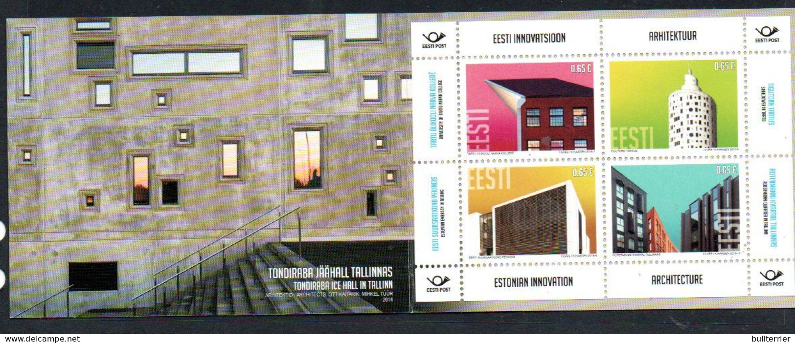 Architecture - ESTONIA- 2018- Republic Innovation / Architecture Booklet Complete  Mint Never Hinged, Sg £13 - Other & Unclassified