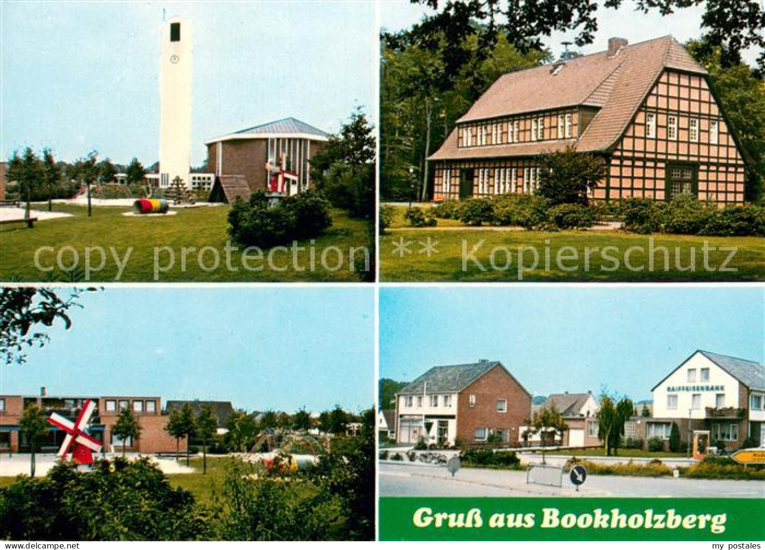 73673688 Bookholzberg Kirche Fachwerhaus Park Raiffeisenbank Bookholzberg - Ganderkesee