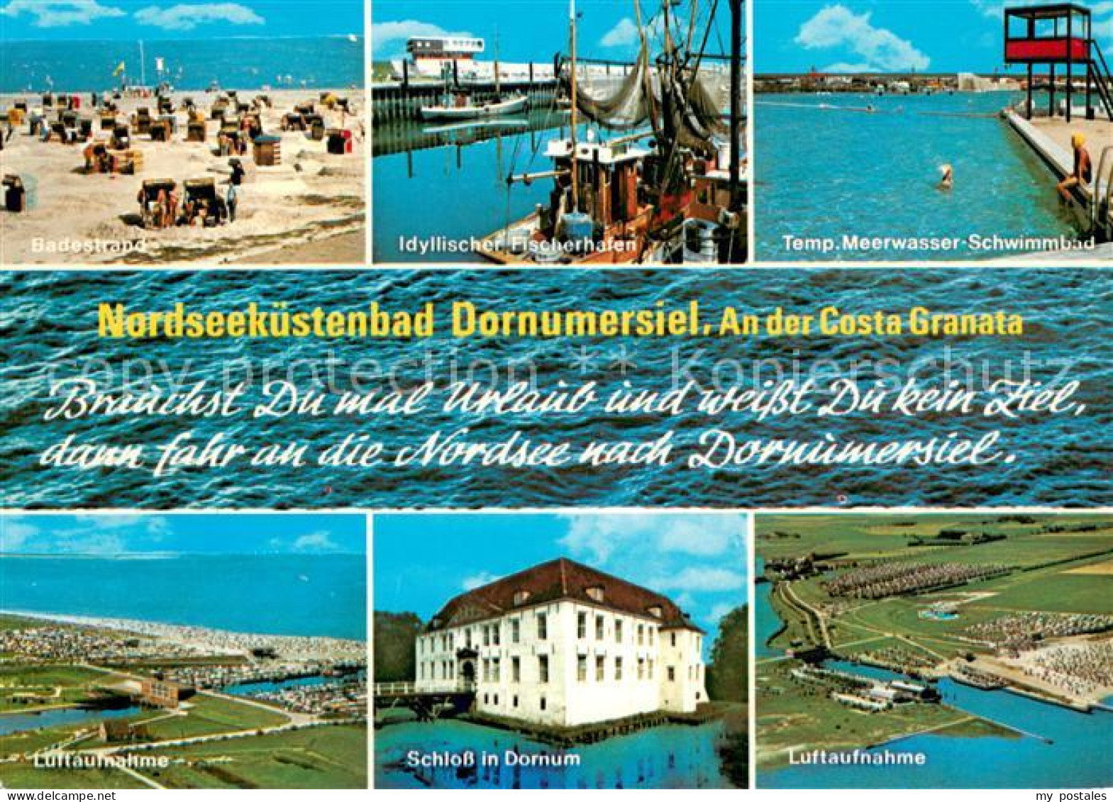 73673682 Dornumersiel Badestrand Fischerhafen Temp Meerwasser Schwimmbad Flieger - Other & Unclassified