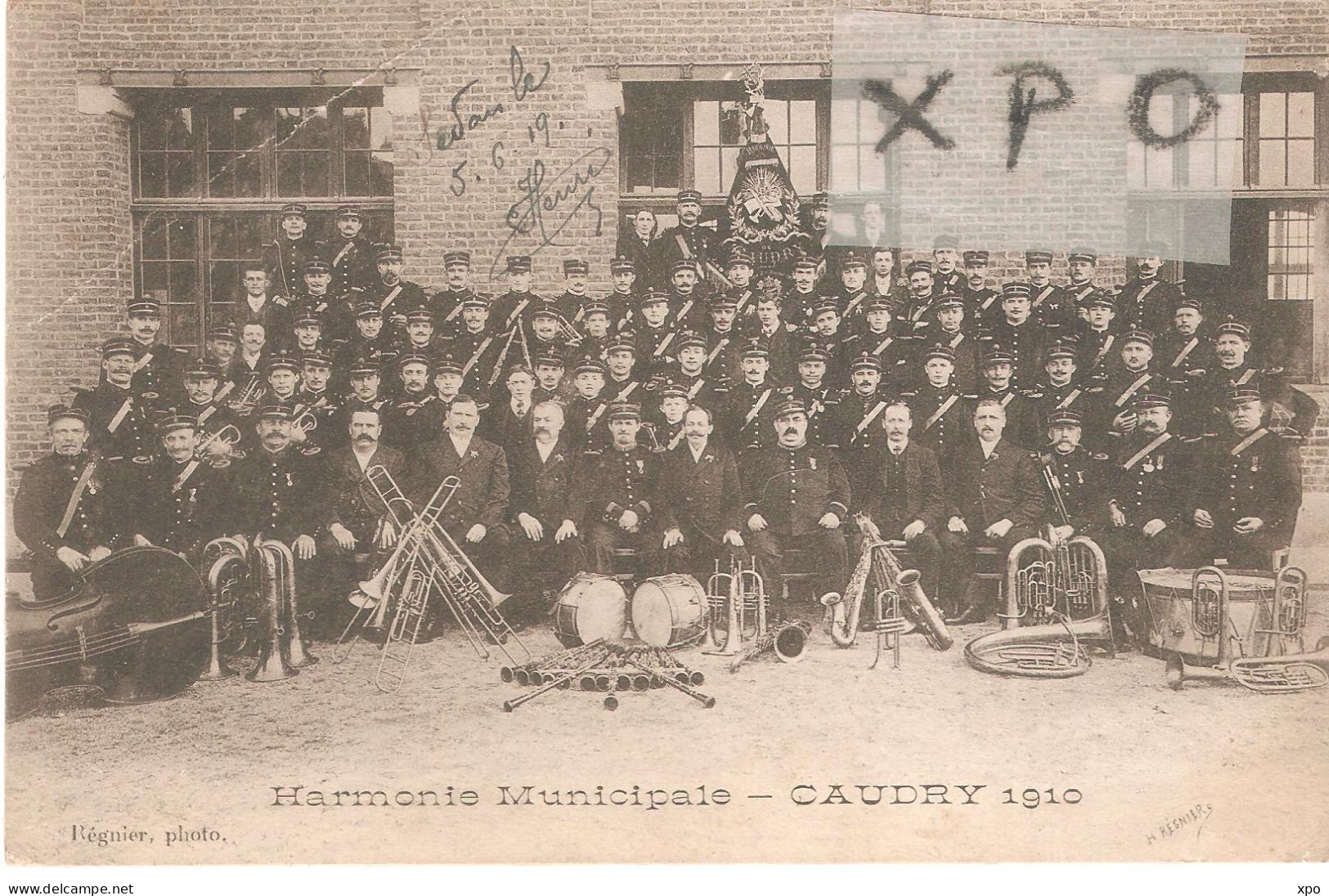 Caudry Harmonie Municipale 1910. - Caudry