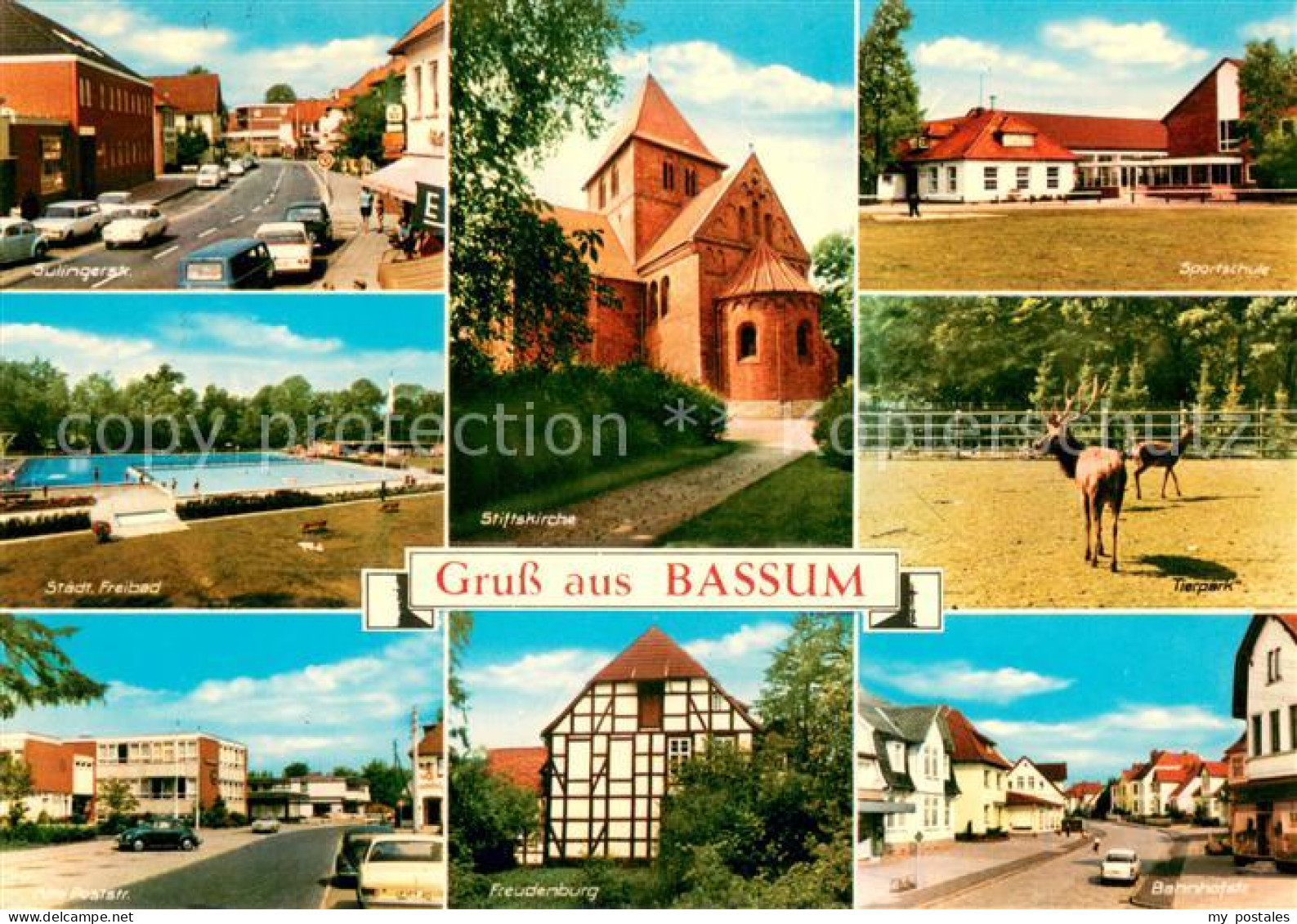 73673660 Bassum Sulingerstr Freibad Stiftskirche Sportschule Wildgehege Alte Pos - Other & Unclassified