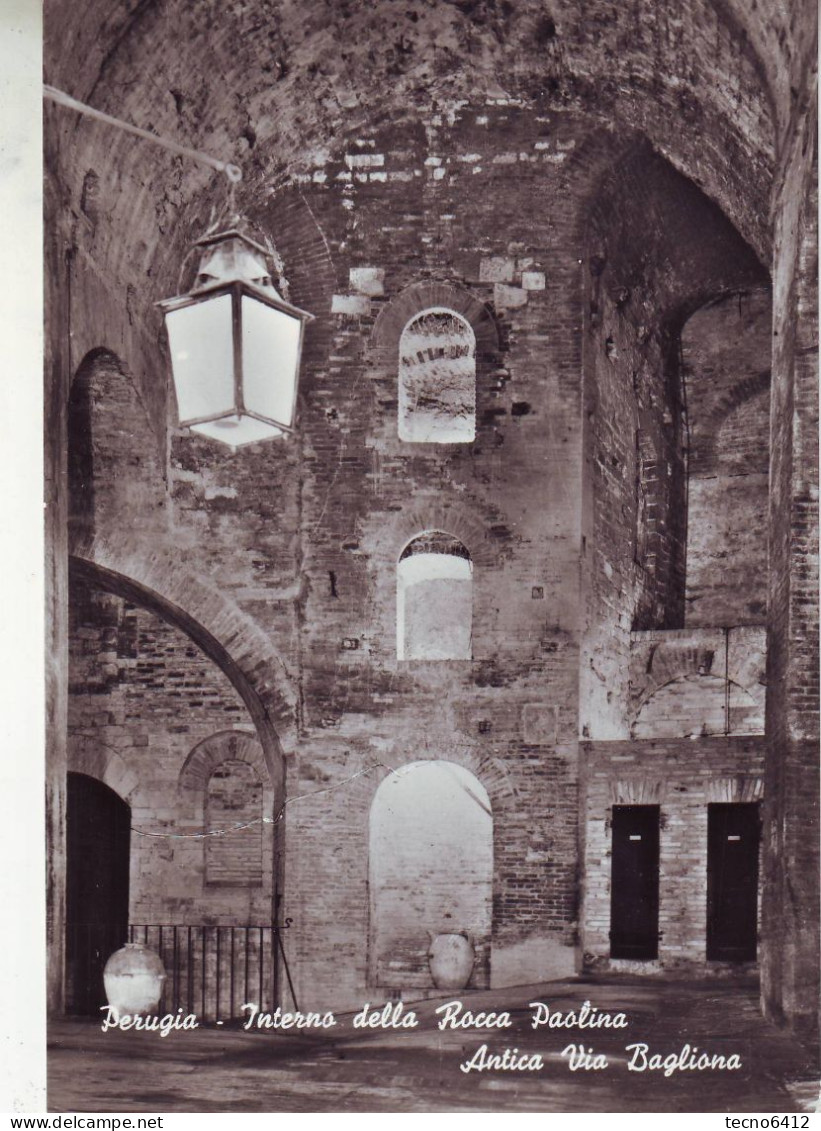 Perugia - Interno Della Rocca Paolina - Non Viaggiata - Perugia