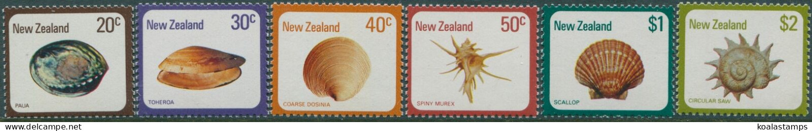 New Zealand 1975 SG1099-1104 Seashells Set MNH - Andere & Zonder Classificatie