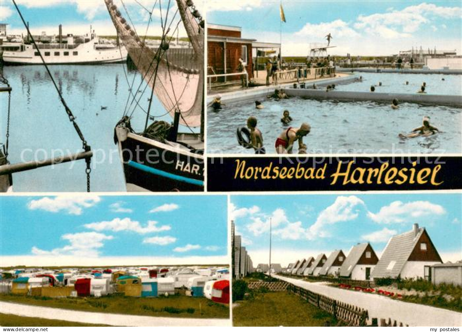 73673658 Harlesiel Hafen Schwimmbad Campingplatz Bungalows Harlesiel - Wittmund