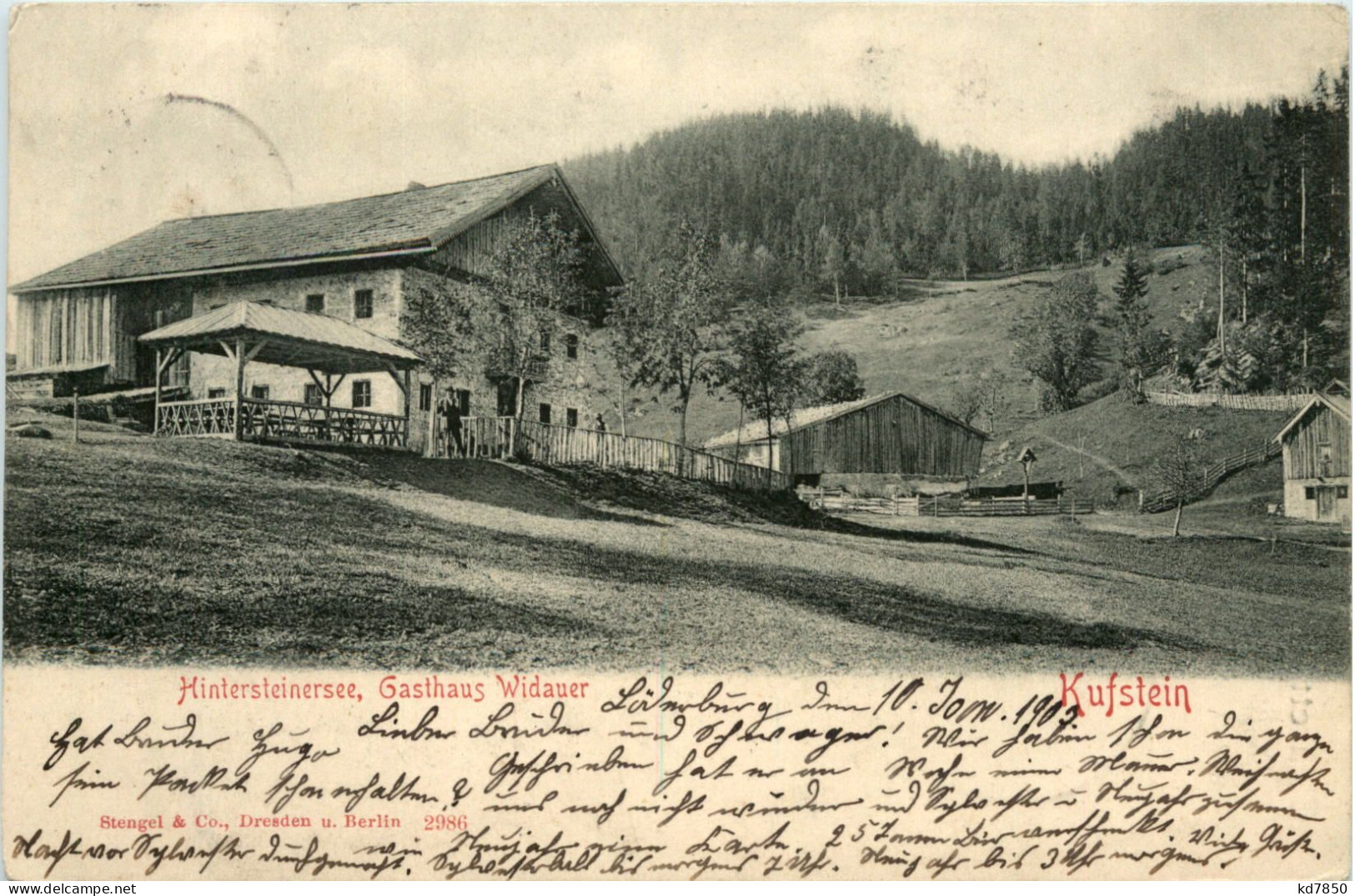 Hintersteinersee, Gasthaus Widauer - Kufstein