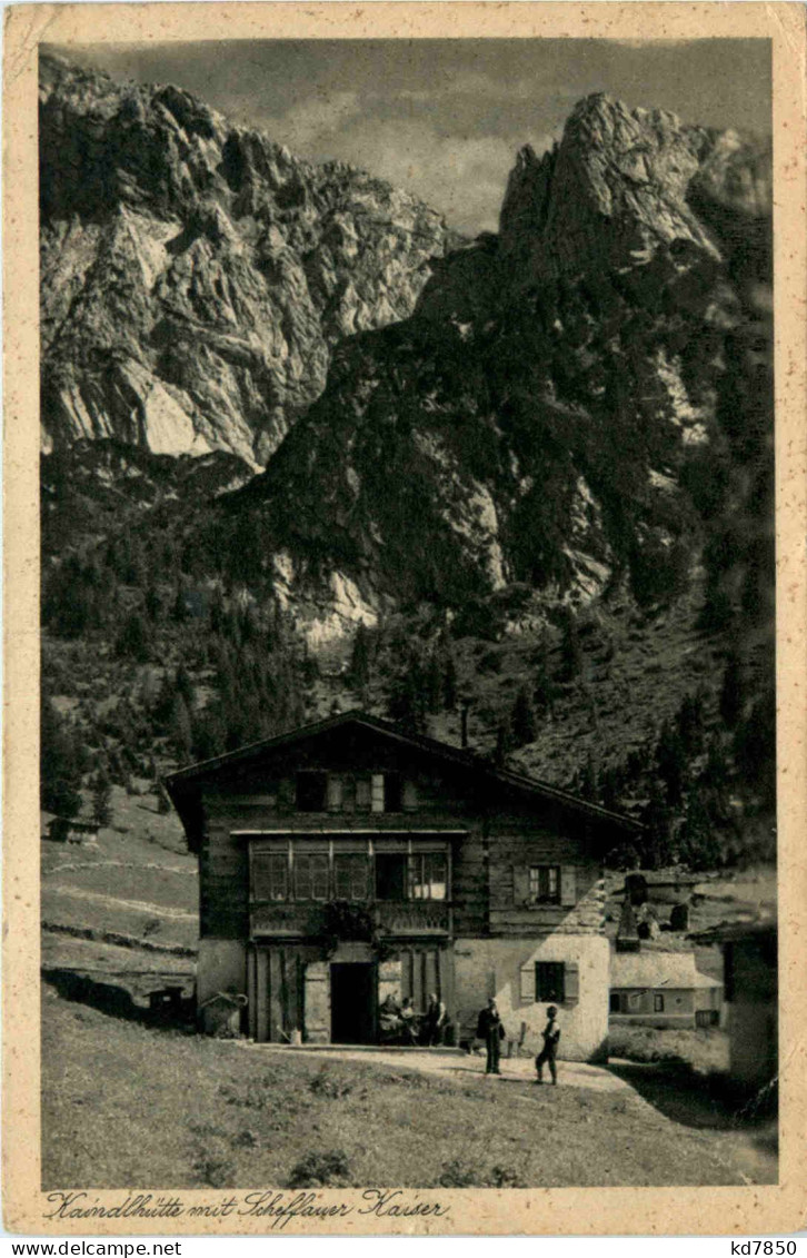 Kaindlhütte Mit Scheffauer Kaiser - Kufstein