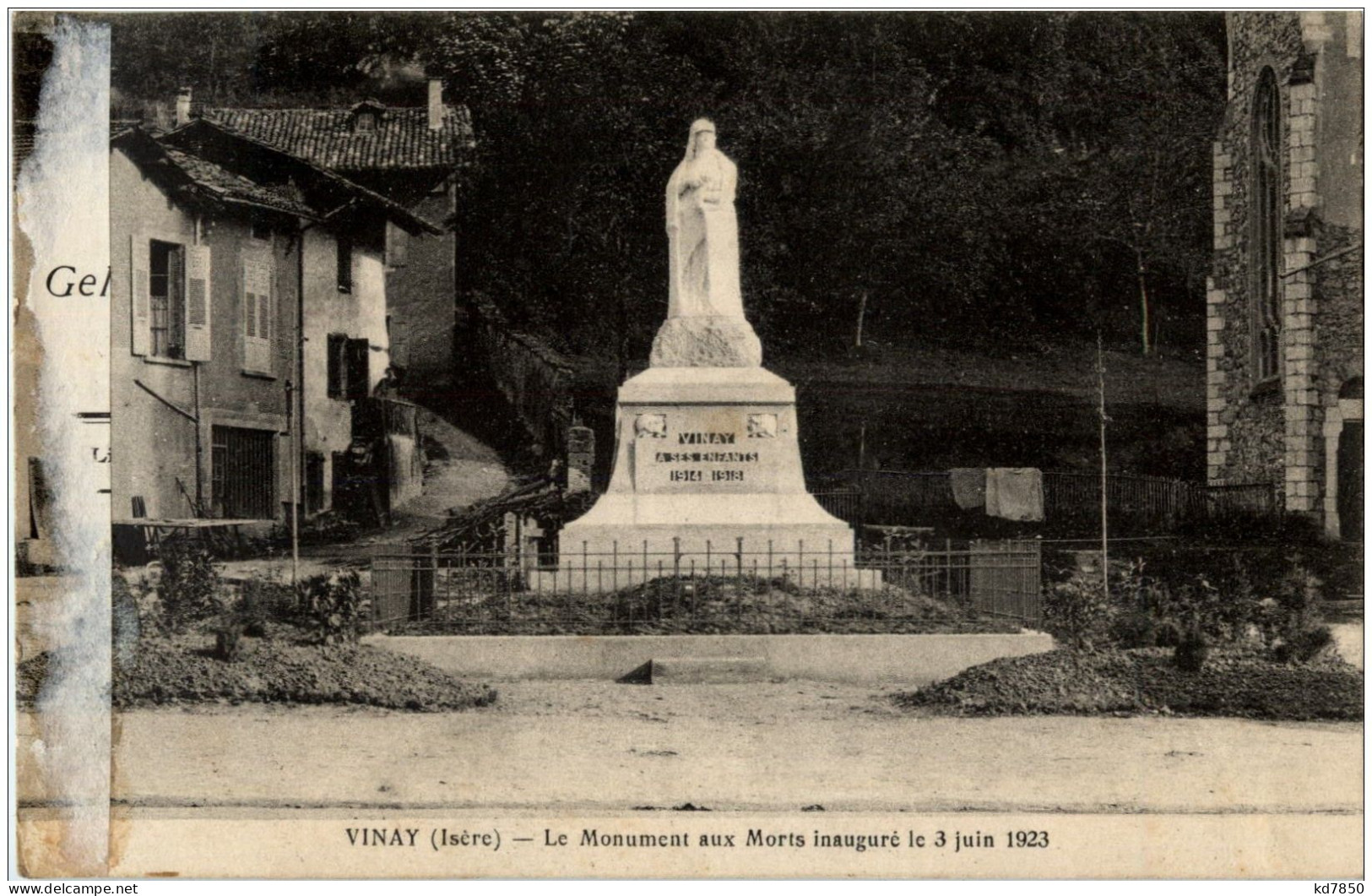 Vinay - Le Monument Aux Morts Inaugure Le 2 Juin 1923 - Sonstige & Ohne Zuordnung