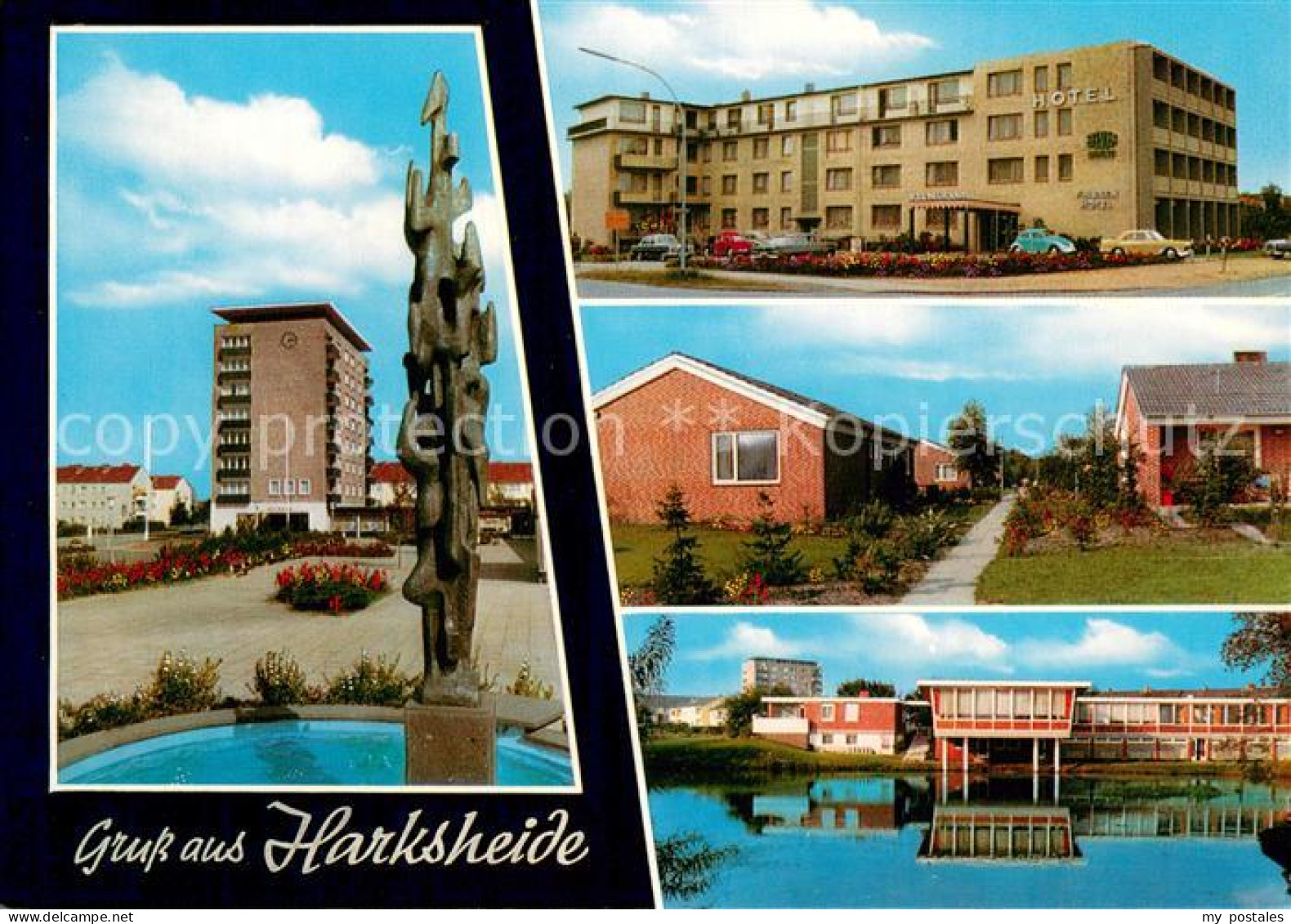 73673648 Harksheide Rathaus Brunnen Friesen Hotel Sportlerheim SOS Kinderdorf Ha - Norderstedt