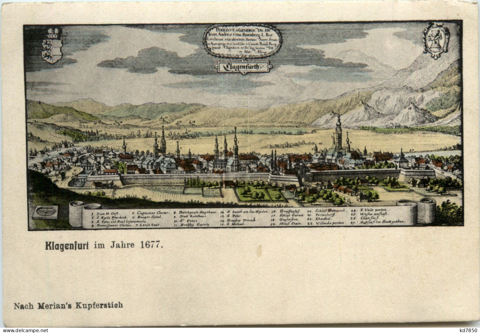 Klagenfurt, Im Jahre 1677 - Klagenfurt