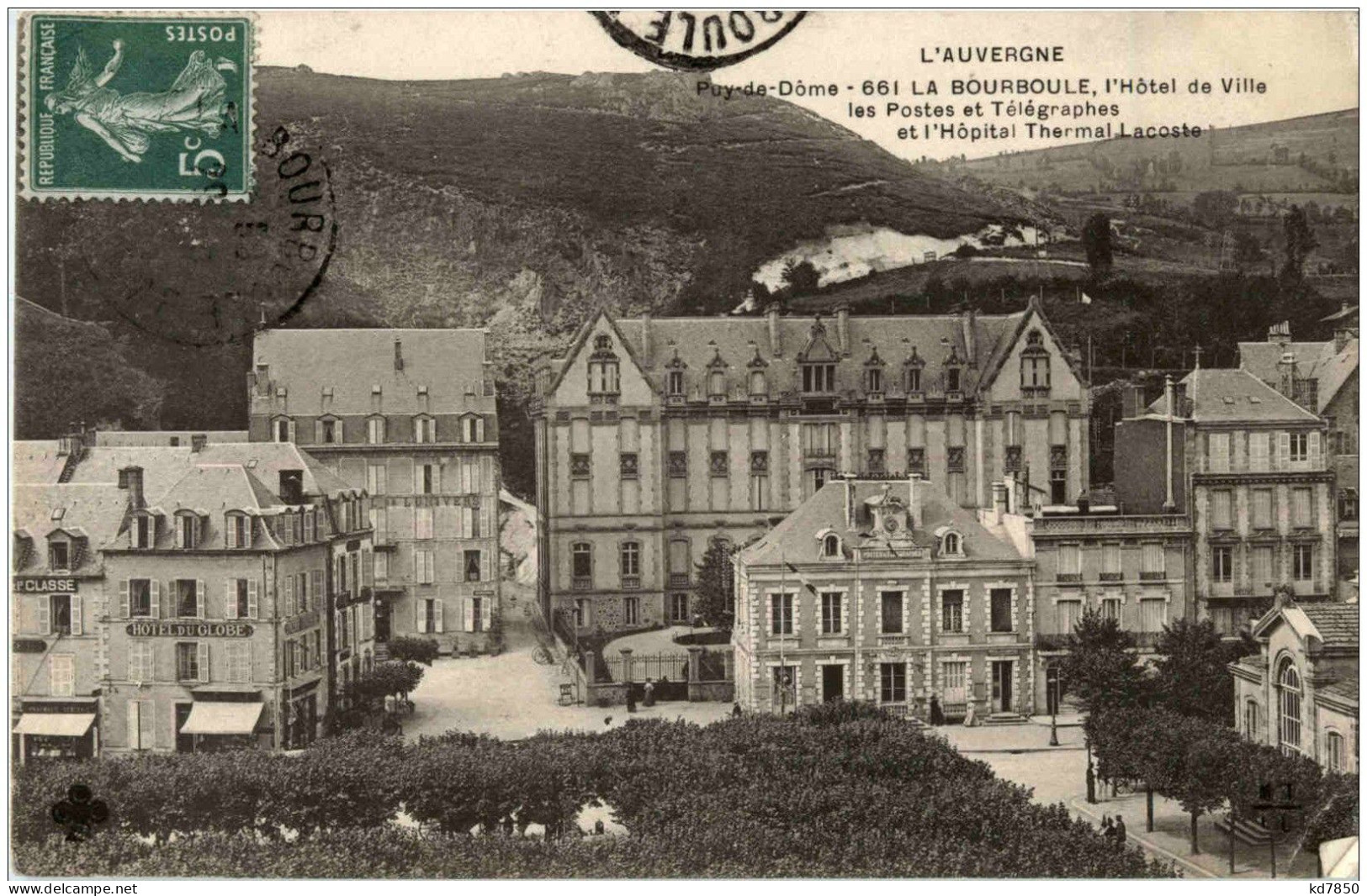 La Bourboule - L Hotel De Ville Les Postes Et Telegraphes - La Bourboule