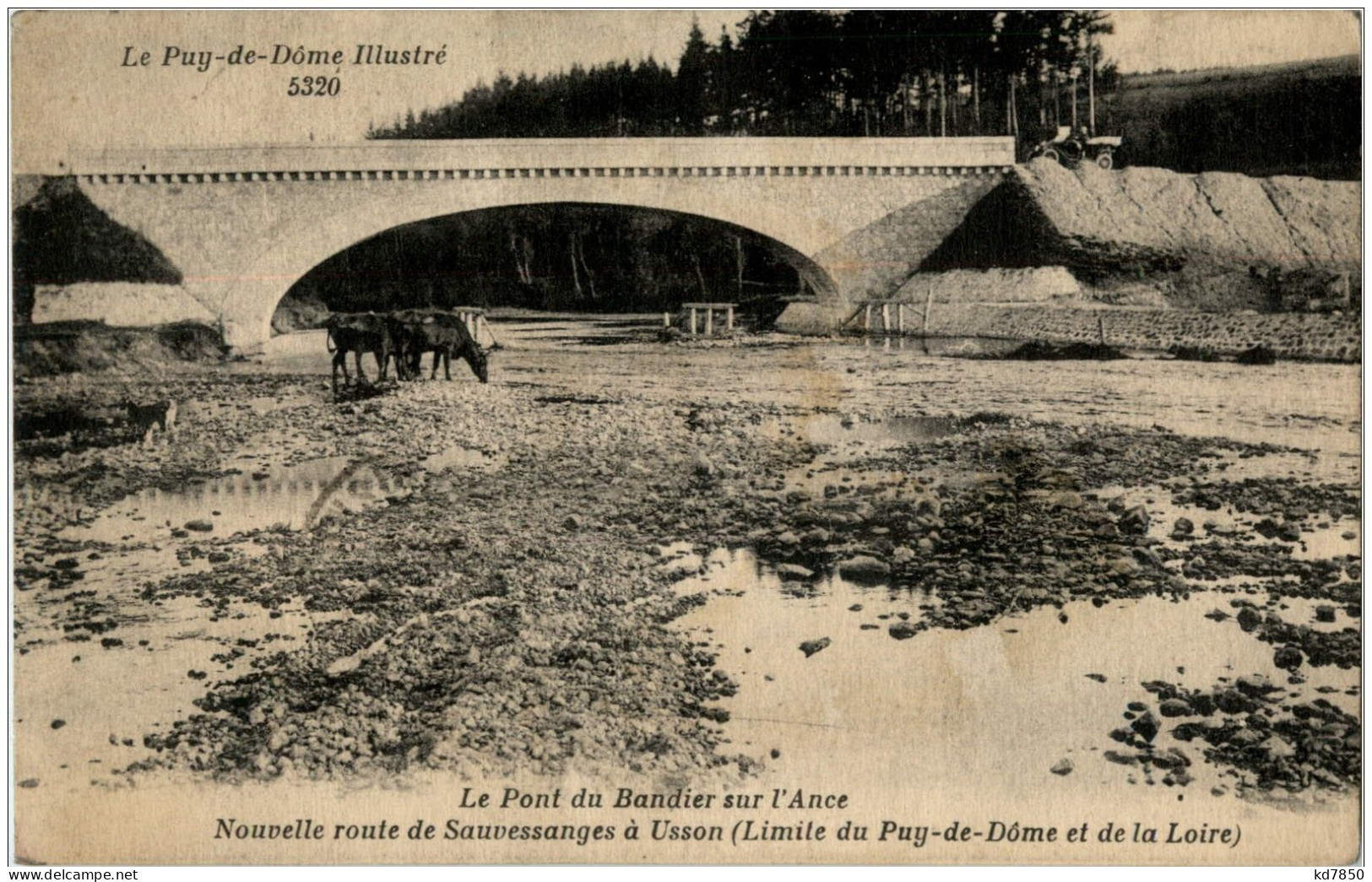 Le Pont Du Bandier Sur L Ance - Nouvelleroute De Sauvessanges A Usson - Other & Unclassified