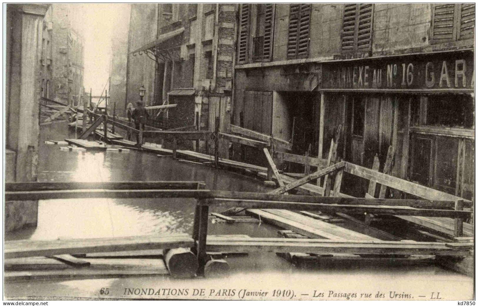 Paris - Inondations 1910 - Alluvioni Del 1910