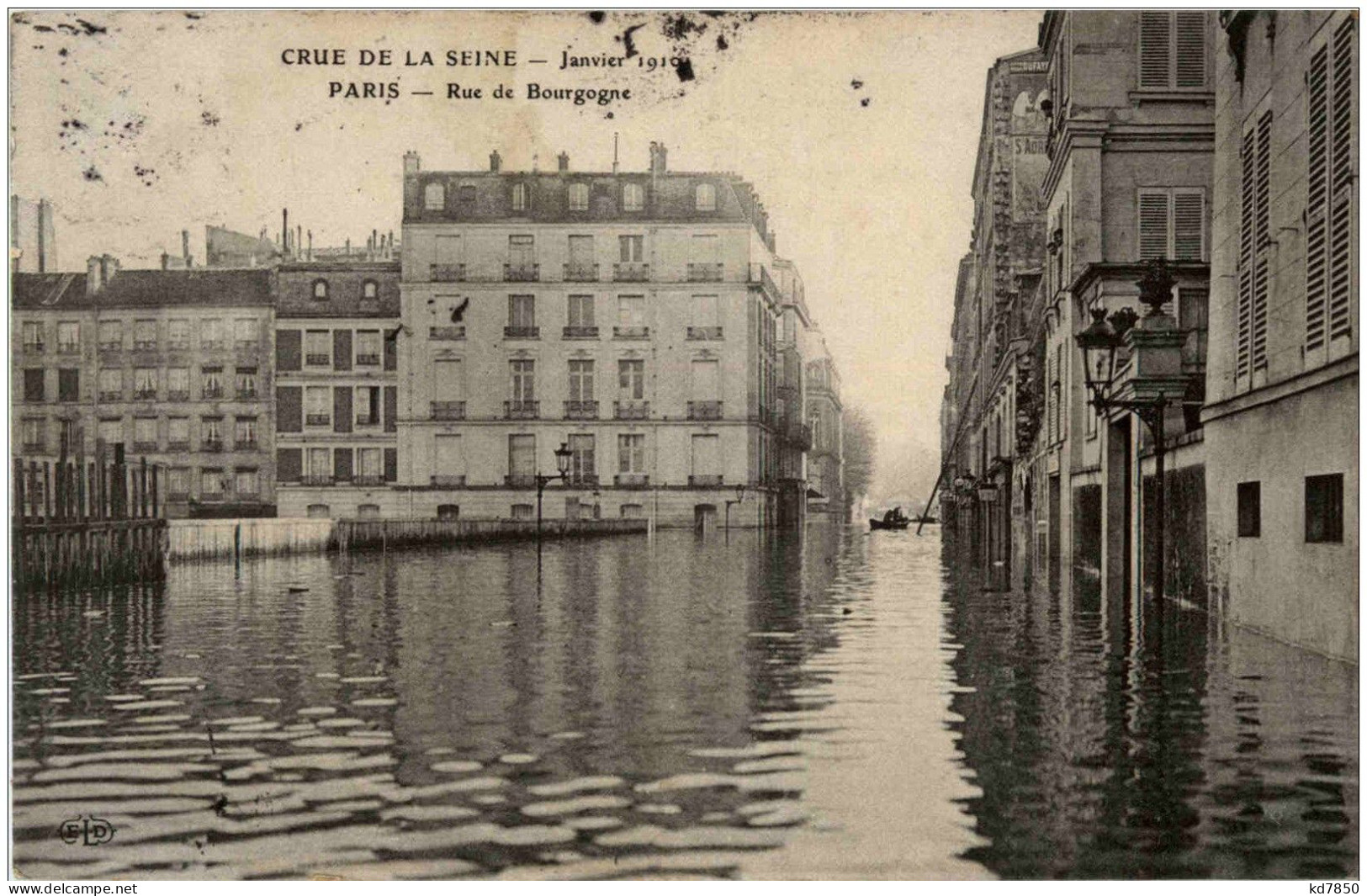 Paris - Inondations 1910 - Alluvioni Del 1910