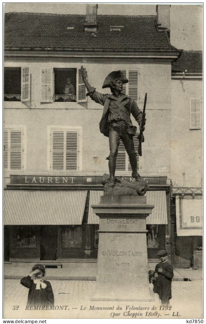 Remiremont - Le Monument Du Volontaire - Remiremont