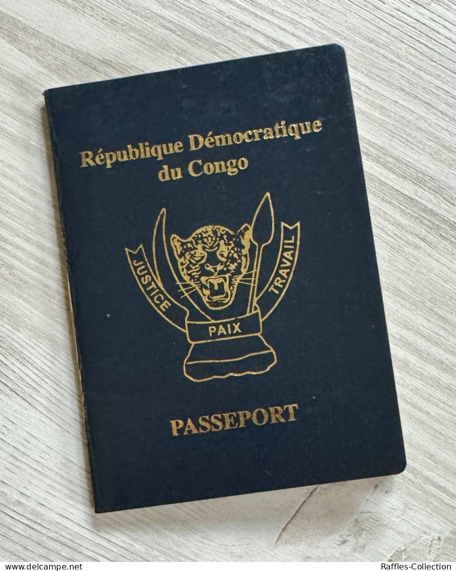 Congo Passport Passeport Reisepass Pasaporte Passaporto - Historische Documenten