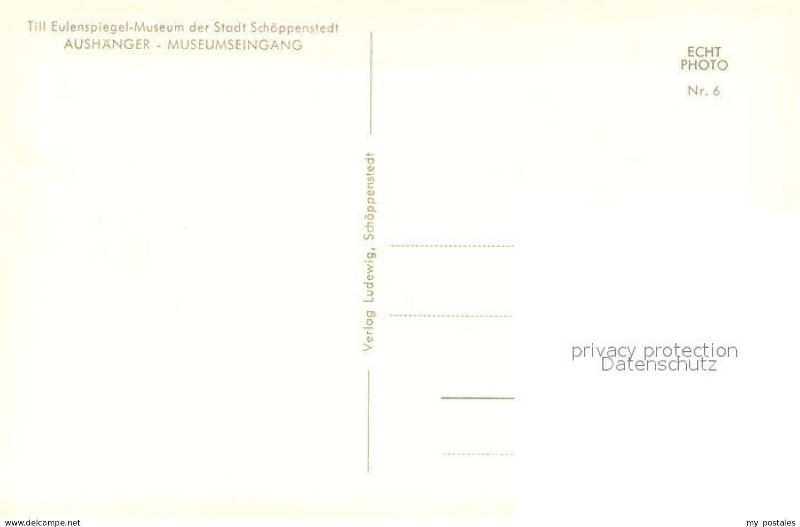 73673592 Schoeppenstedt Till Eulenspiegel Museum Aushaenger Museumseingang Schoe - Other & Unclassified