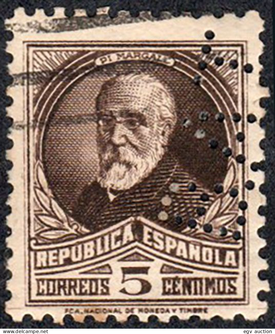 Madrid - Perforado - Edi O 663 - "B.A.T." (Banco) - Used Stamps
