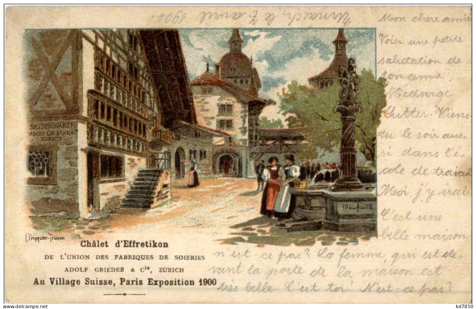 Paris- Exposition 1900 - Chalet D Effretikon - Ausstellungen