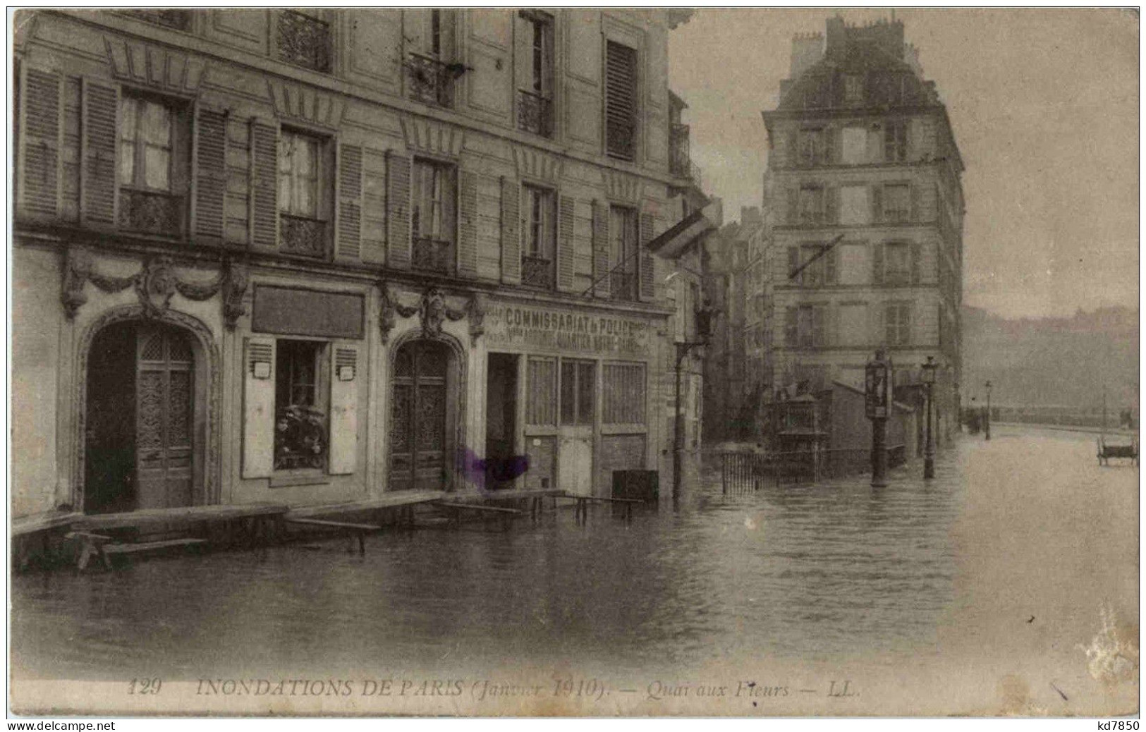 Paris - Inondations 1910 - Alluvioni Del 1910
