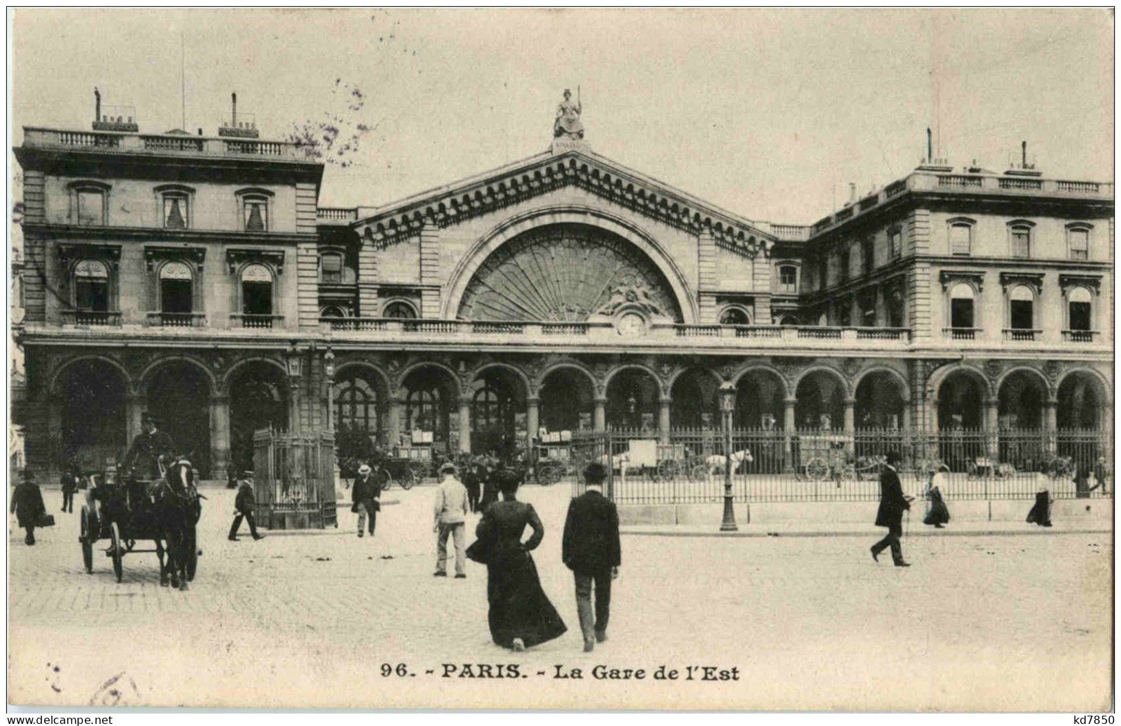 Paris - Gare De L Est - Métro Parisien, Gares