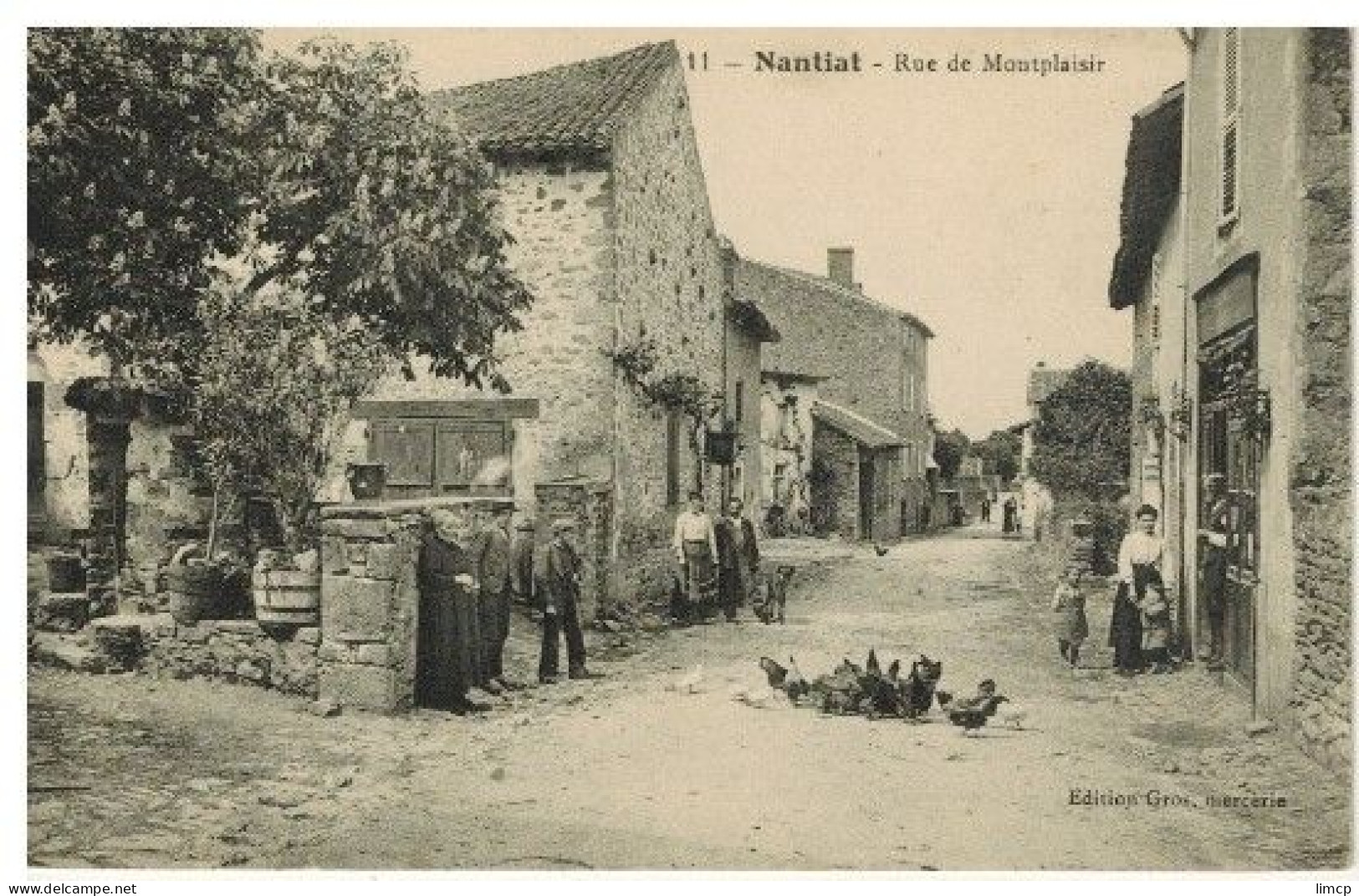 Nantiat: Rue De Montplaisir, Belle Animation - Nantiat