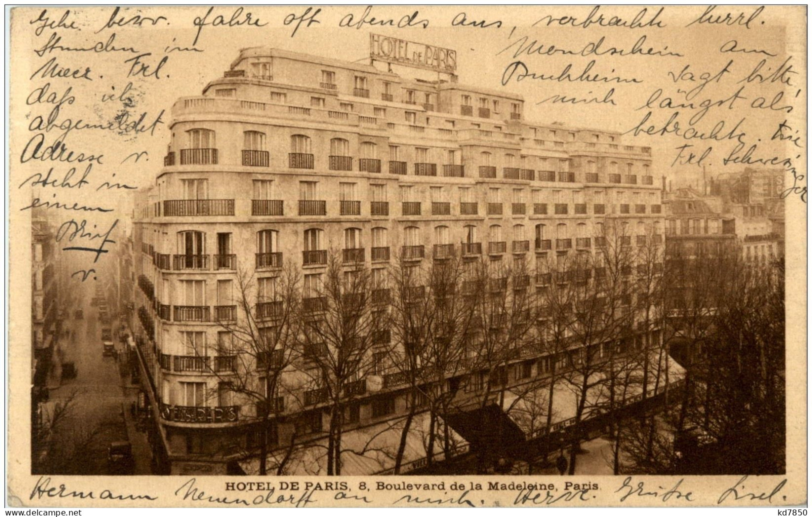 Paris - Hotel De Paris - Distrito: 09