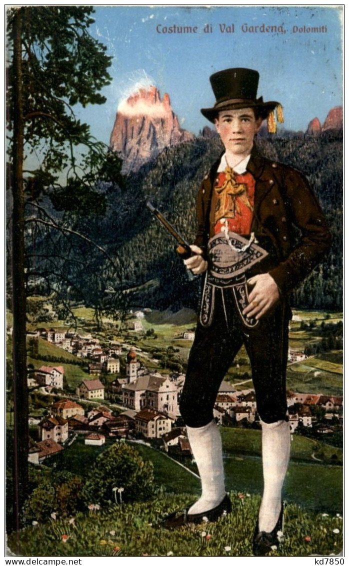 Costume Di Val Gardena Dolomiti - Otros & Sin Clasificación