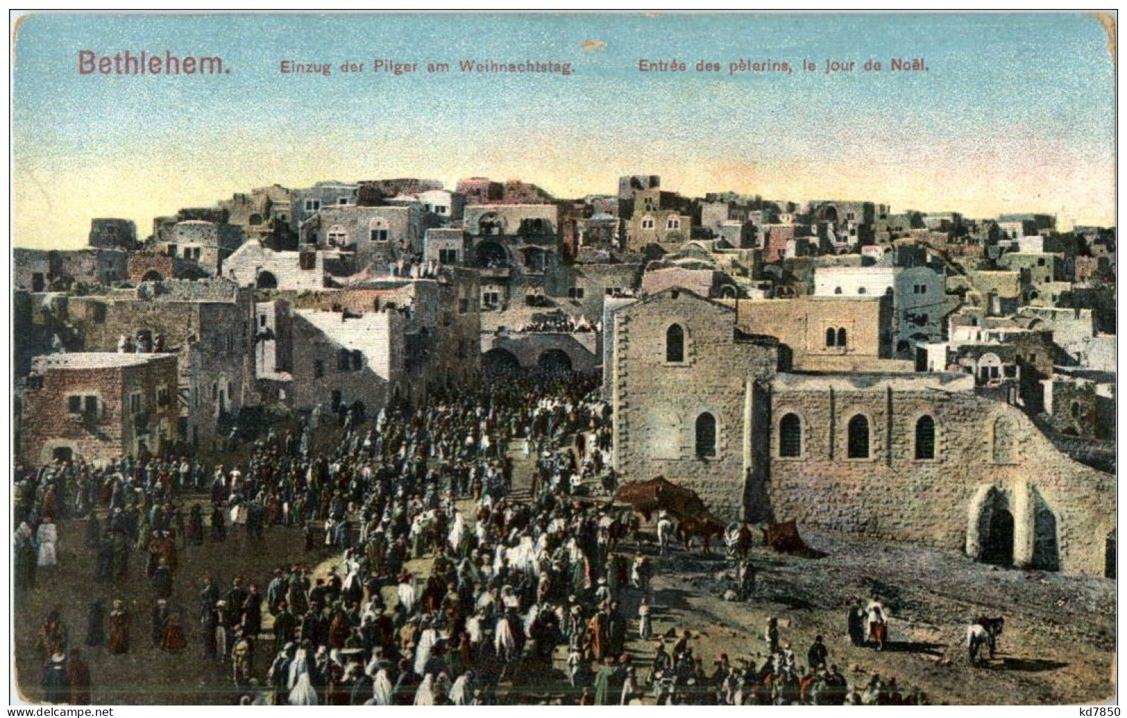 Bethlehem - Einzug Der Pilger Am Weihnachtstag - Palästina