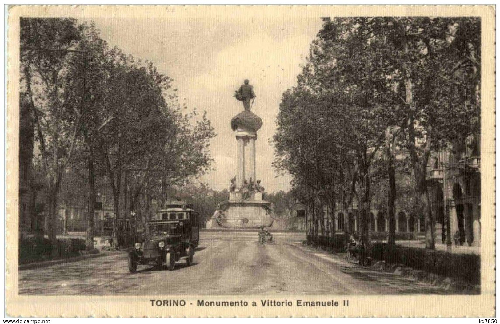Torino - Monumento A Vittorio Emanuele II - Otros & Sin Clasificación