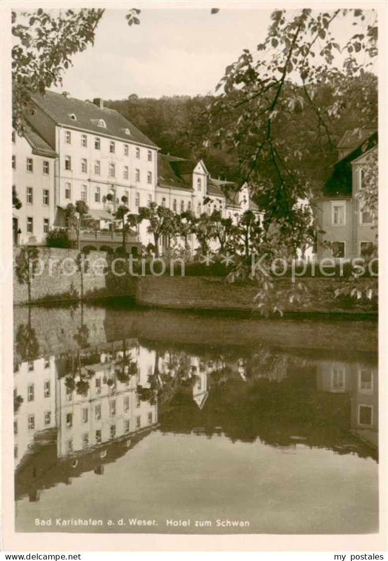 73673524 Bad Karlshafen Hotel Zum Schwan An Der Weser Bad Karlshafen - Bad Karlshafen